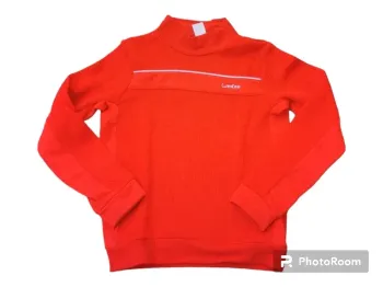 Pull rouge de sport ski 12 ans wed'ze