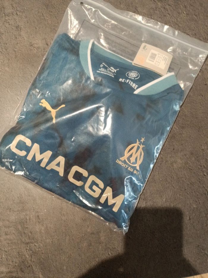 Tenue foot olympique de Marseille bleu. T.28 - photo numéro 5