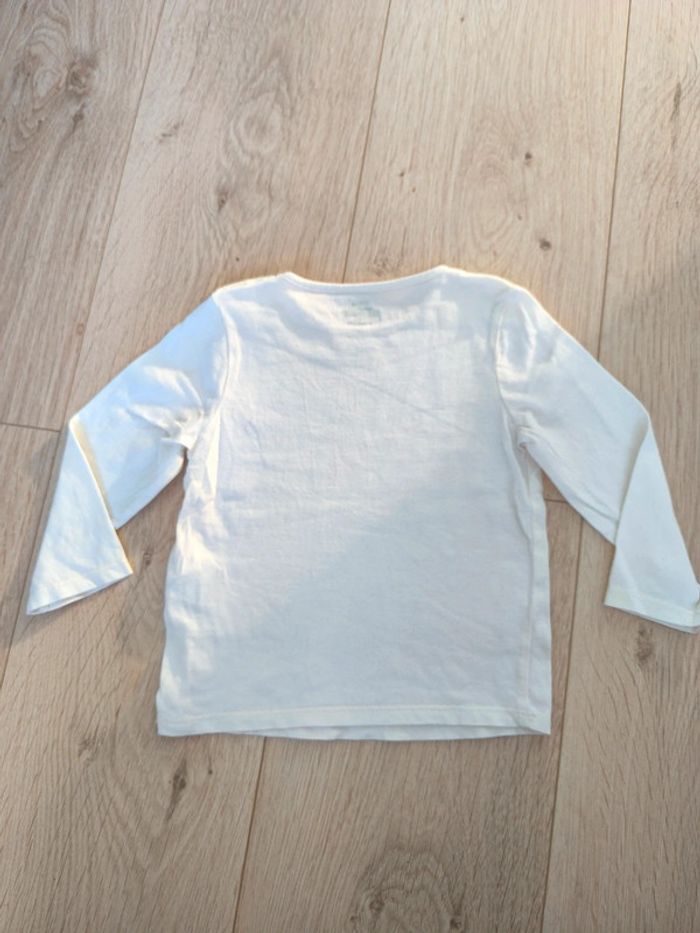 T-shirt manches longues écru Kiabi Disney Minnie - 18 mois - 77/82 cm - photo numéro 4