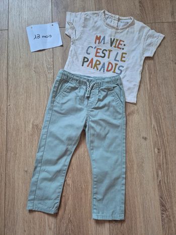 Ensemble pantalon/ tee shirt