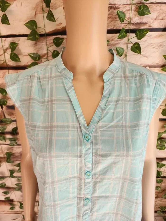 🌸Blouse/Chemisette a carreaux Decathlon Taille 42🌸 - photo numéro 2