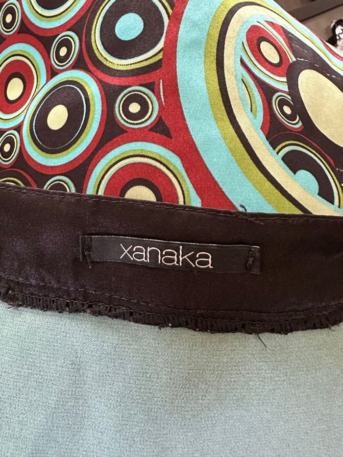 Robe bariolée multicolore satinée Y2K Xanaka T38 M - photo numéro 5