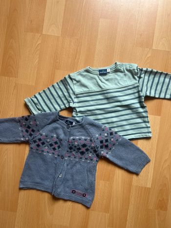 Lot 2 pull enfant Sergent Major garçon 9mois