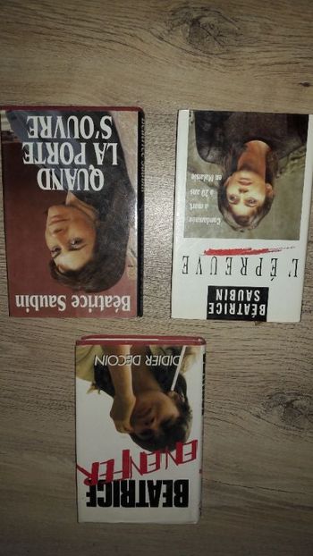 Lot 3 livres Béatrice Saubin