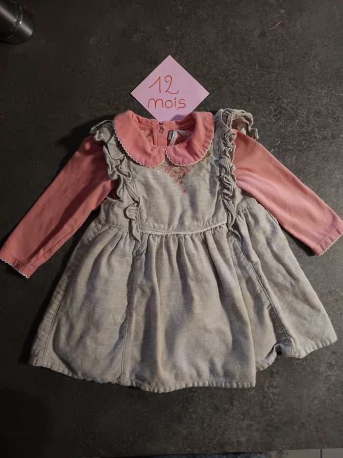 Ensemble robe et body 12 mois