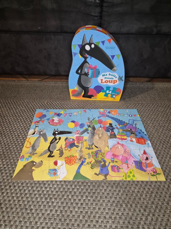 Puzzle inédit "Loup" 54 pièces - à partir de 3 ans