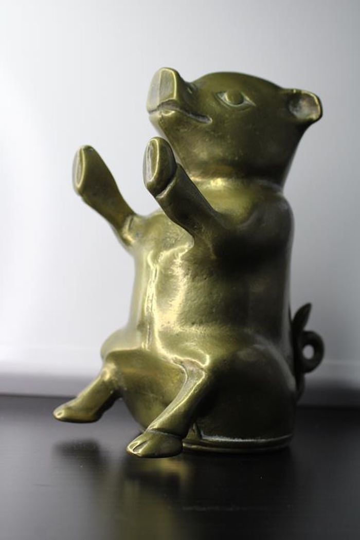 Tirelire cochon vintage