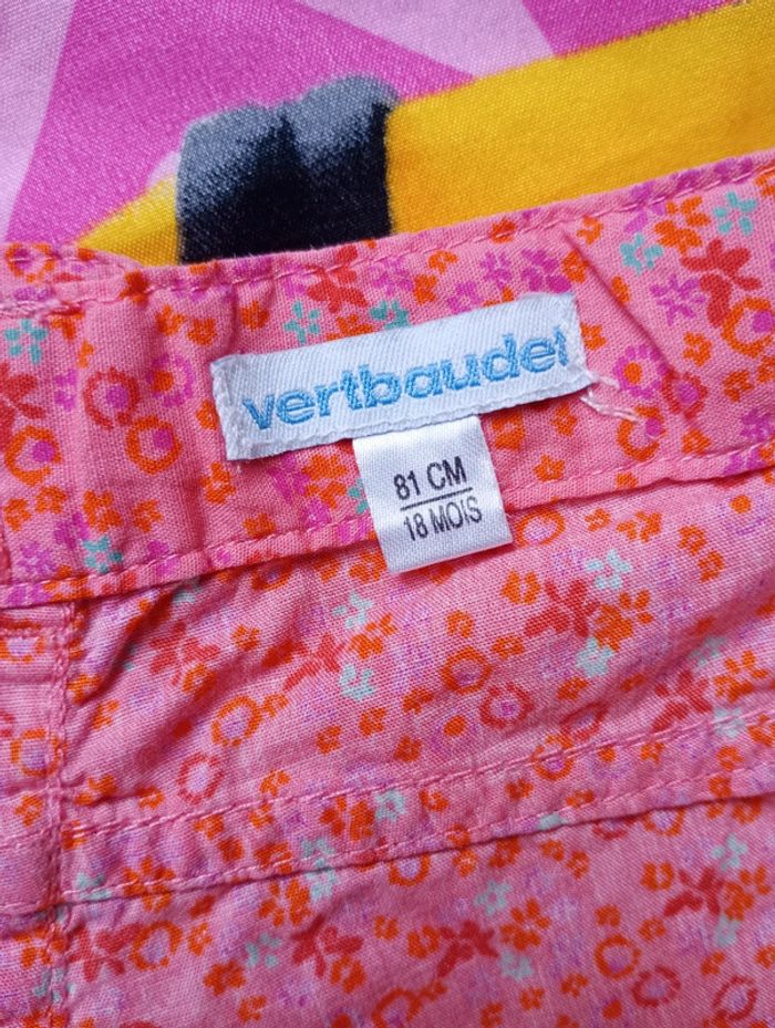 Short Vertbaudet 18 mois orange - photo numéro 4