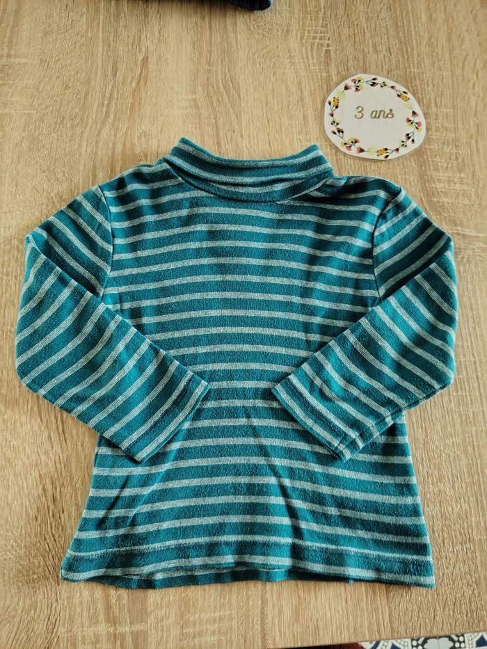 Lot de 2 sous pull en coton 3 ans sergent major et Kiabi - photo numéro 6