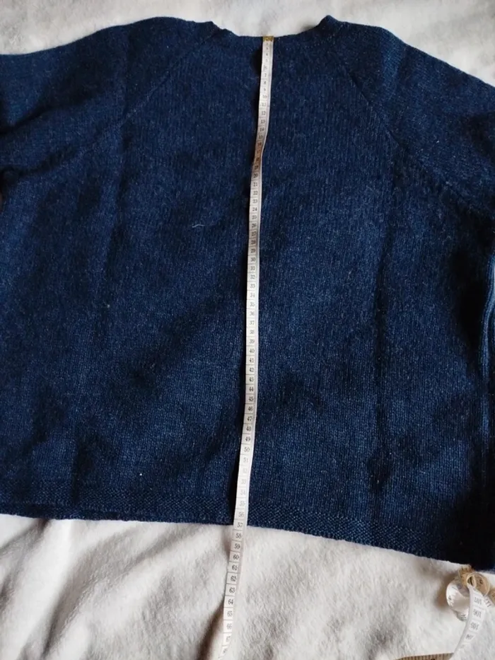 Pull vintage Sisley 100% laine vierge made in Italy - photo numéro 9