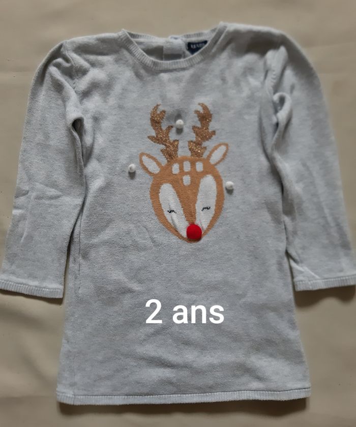 robe pull de Noël - Kiabi - 2 ans