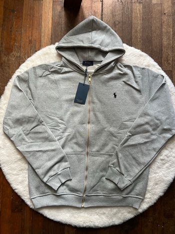 Sweat à capuche Ralph Lauren gris - neuf avec étiquette taille M