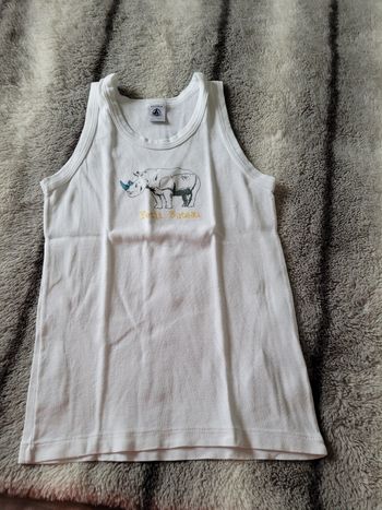 maillot de corps marcel petit bateau 8ans  (3e)