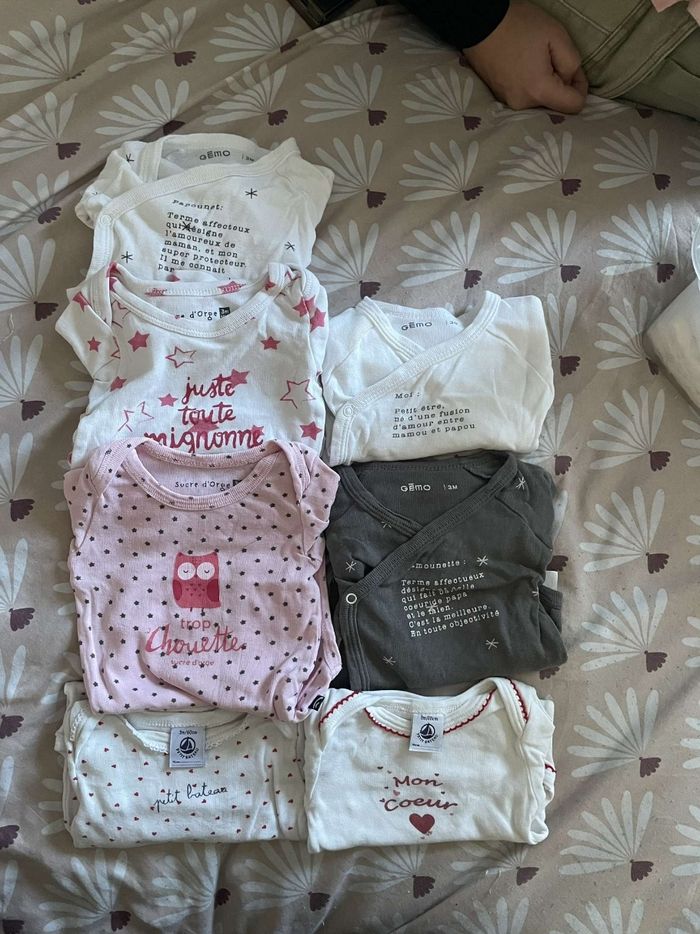 Lot 8body manche longue 3mois - photo numéro 3