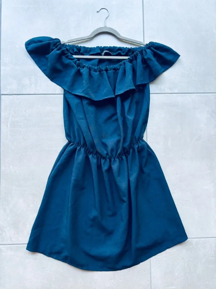 Magnifique robe bleue marine Awama neuve
