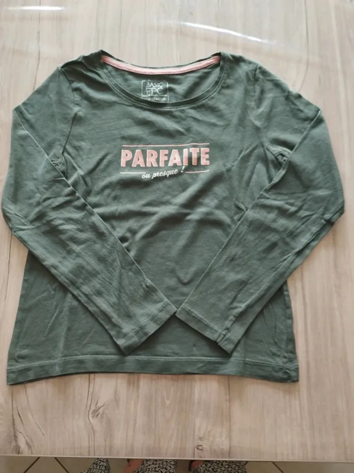 Tee-shirt à manches longues - filles - 10 ans