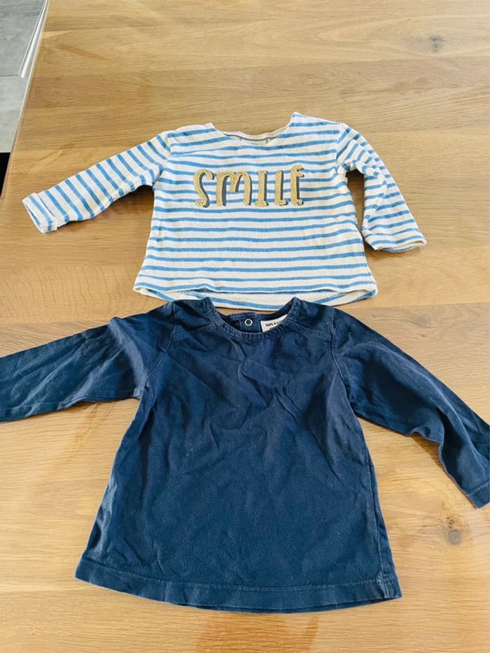 Haut fille lot de 3 taille 6 mois - photo numéro 2