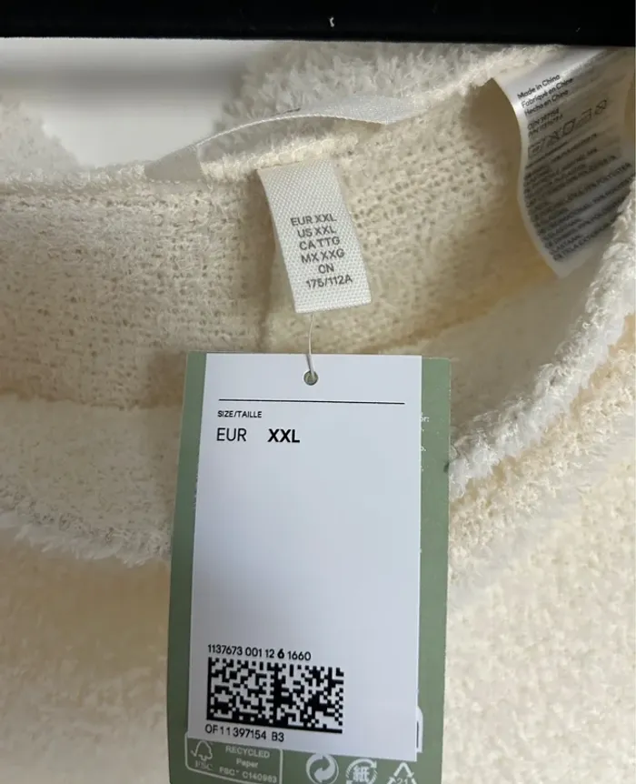 Pantalon de pyjama crème femme taille xxl h&m neuf ! - photo numéro 5