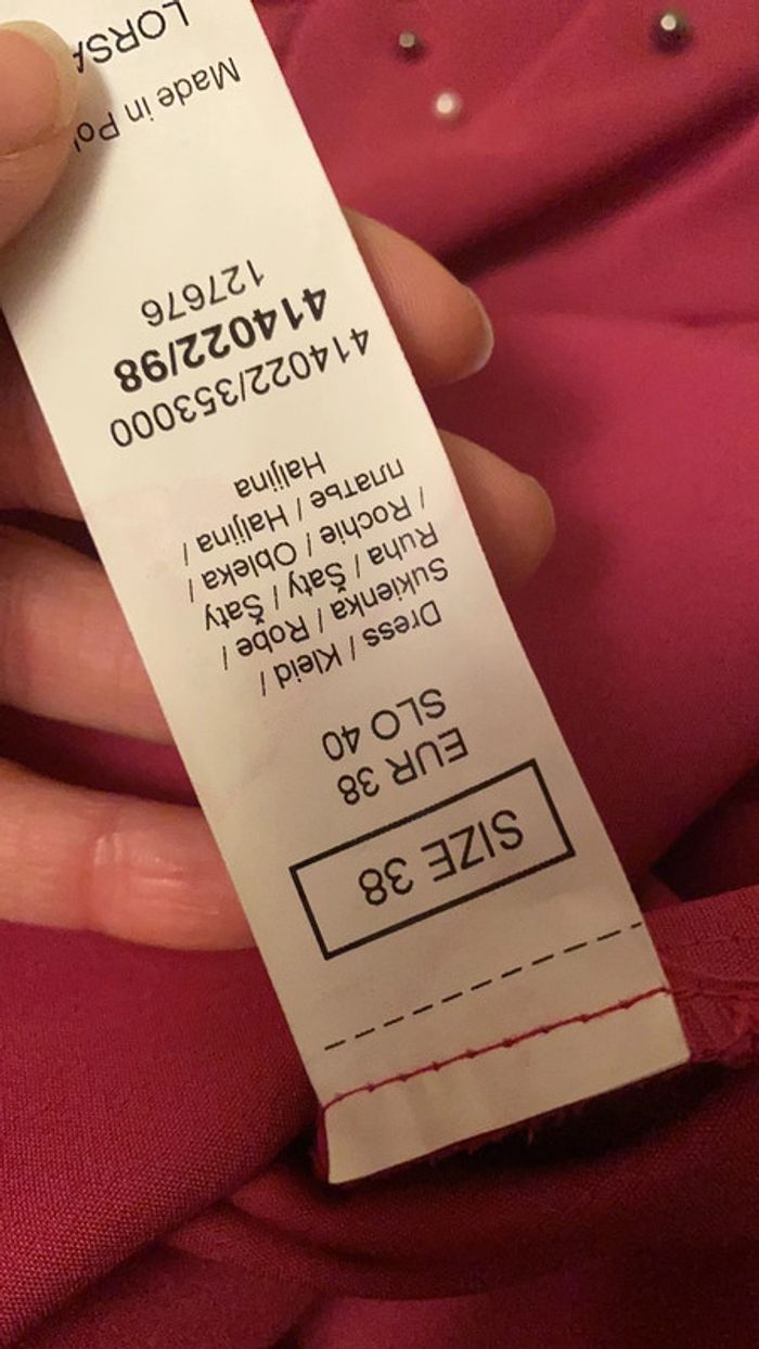 Robe de cocktail Fushia Orsay Taille 38 - photo numéro 2