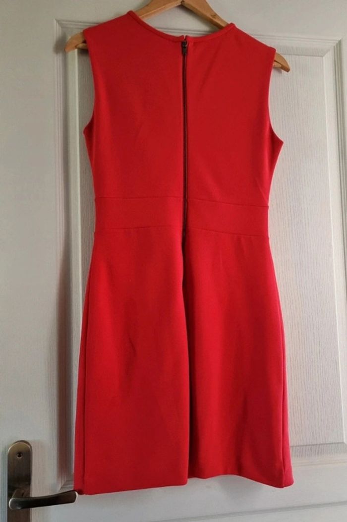 Robe de soirée rouge mango - photo numéro 2