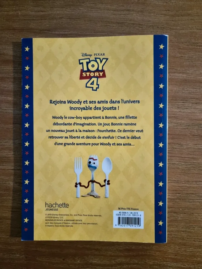 Livre Toy Story 4 film - photo numéro 2