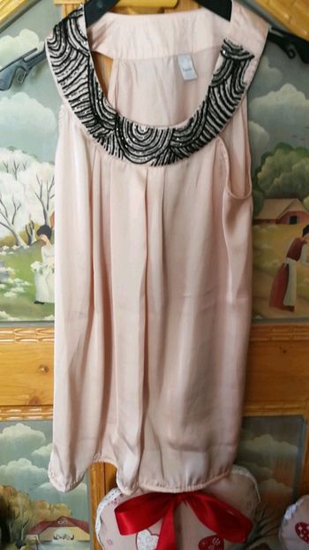 Superbe haut camaïeux