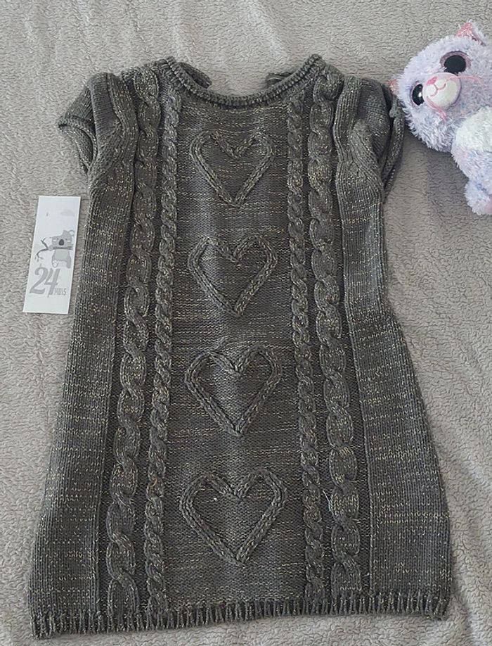 robe pull doré gemo 2 ans