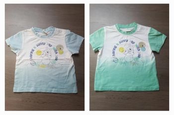 Lot de 2 t-shirts manches courtes taille 23 mois