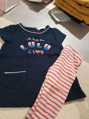 Ensemble 2 pieces 12 mois