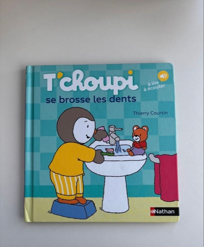 Livre Tchoupi se brosse les dents