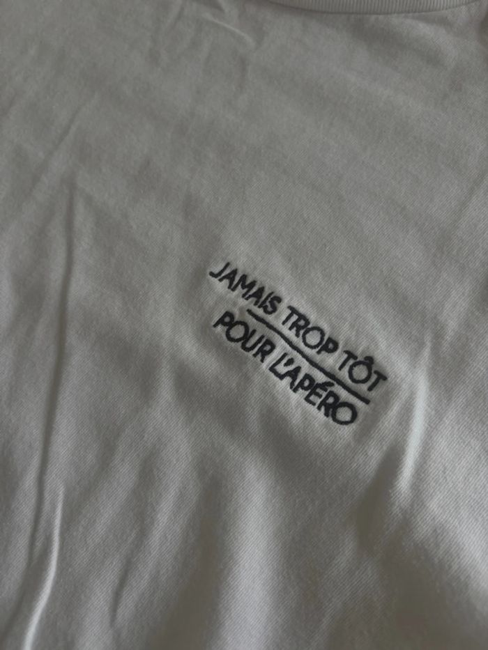 T-shirt  « jamais trop tôt pour l’apéro » Bizzbee - photo numéro 2