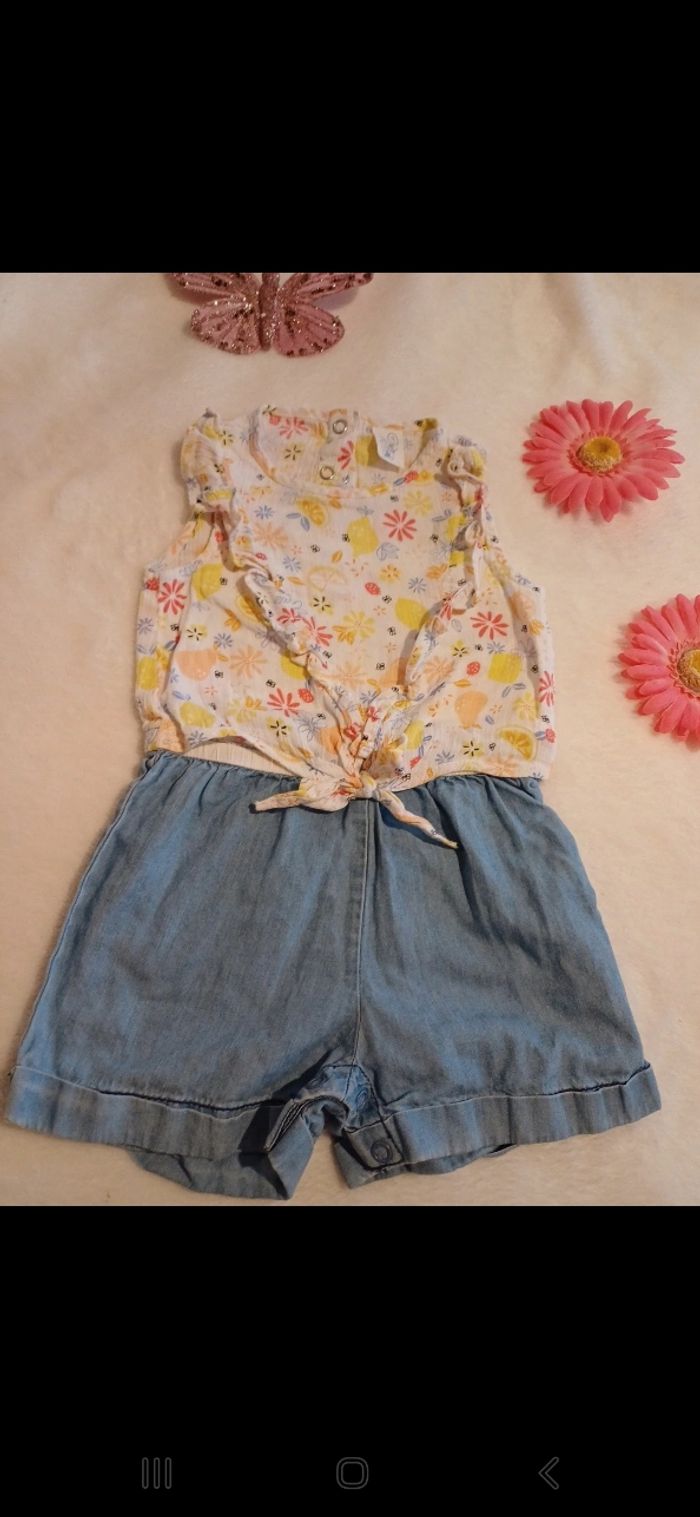 Combinaison d été bébé taille 9 mois