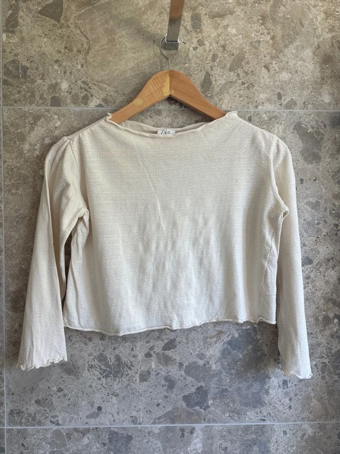 T shirt court Zara