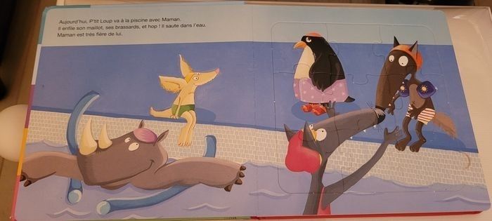 Livre puzzle Petit Loup - photo numéro 3