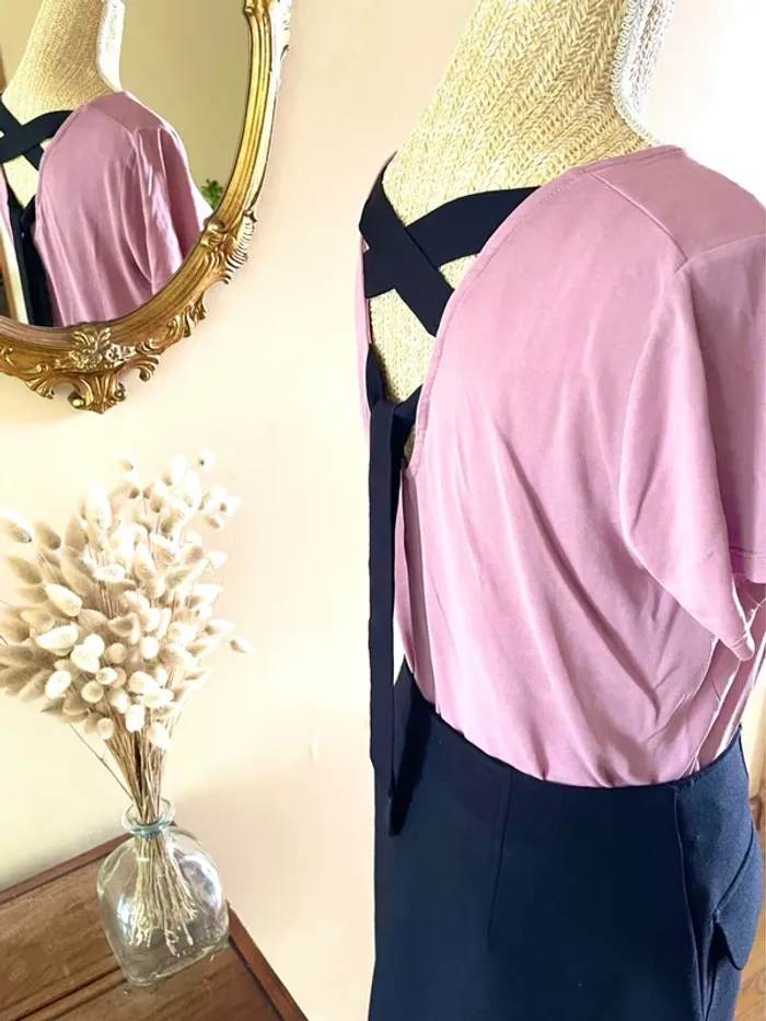 Sublime Top Rose Élégant - Kiabi - Taille M dos croisé avec lien à nouer noeud - photo numéro 2