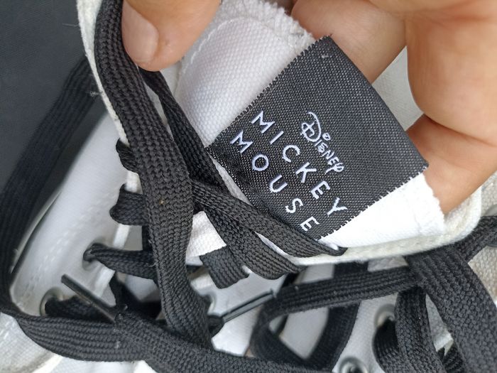 Basket montante en toile blanche Mickey - photo numéro 6