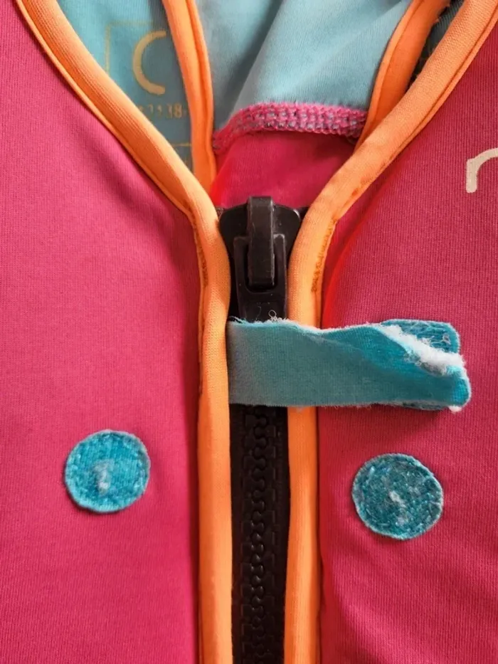 Gilet piscine enfant Taille M - 18.30kg - 3/6ans Mixte rose - photo numéro 7