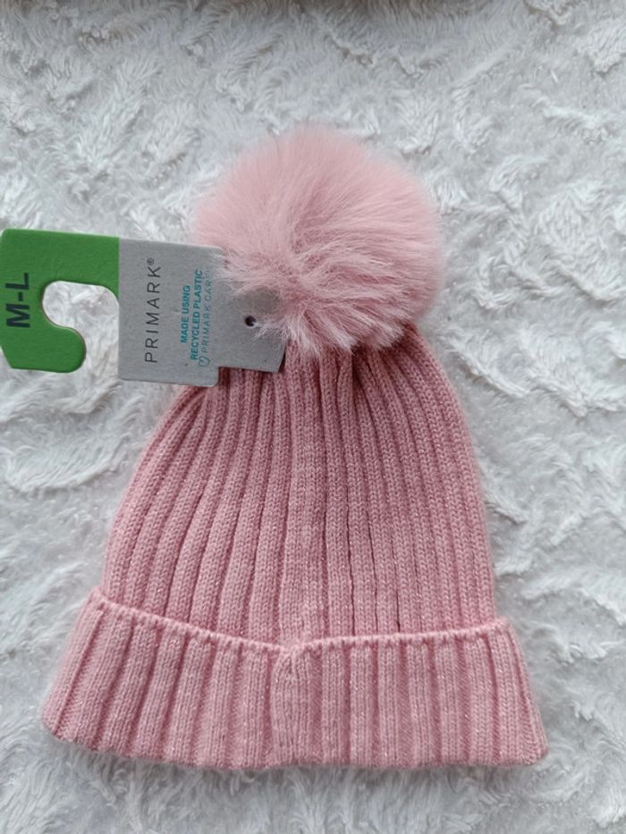 Bonnet maille et pompon paillettesFille 3/6 mois (M-L) Primark - photo numéro 2