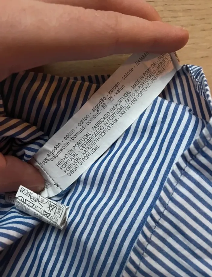 Blouse rayée épaules dénudées - Zara - S - photo numéro 5