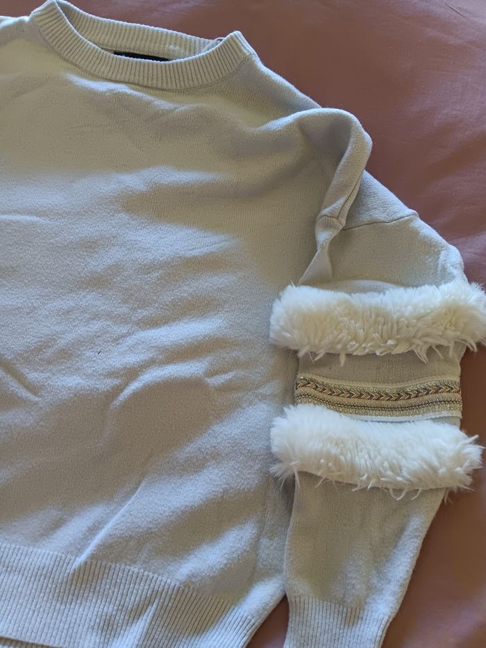 Pull blanc - photo numéro 3