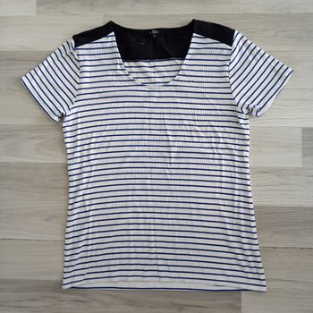 T-shirt homme à manches courtes marinière Tex taille M