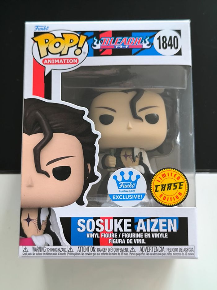 Funko Pop! Bleach Sosuke Aizen 1840 Chase - photo numéro 2