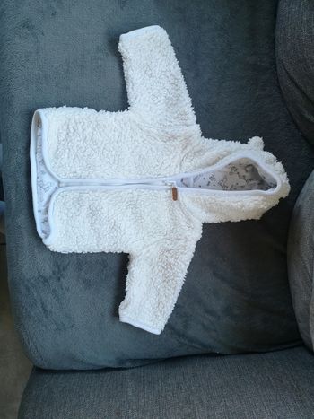 Gillet zippé fille 3 mois