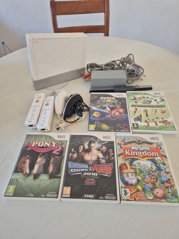 Console Nintendo wii blanche et jeux