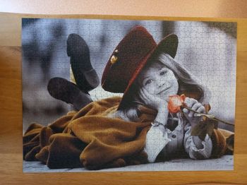 Puzzle " Ravensburger " noir et blanc 1000 pièces. 