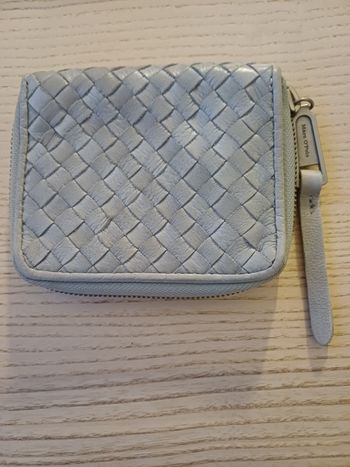 Portefeuille en cuir tressé gris Marc o polo 