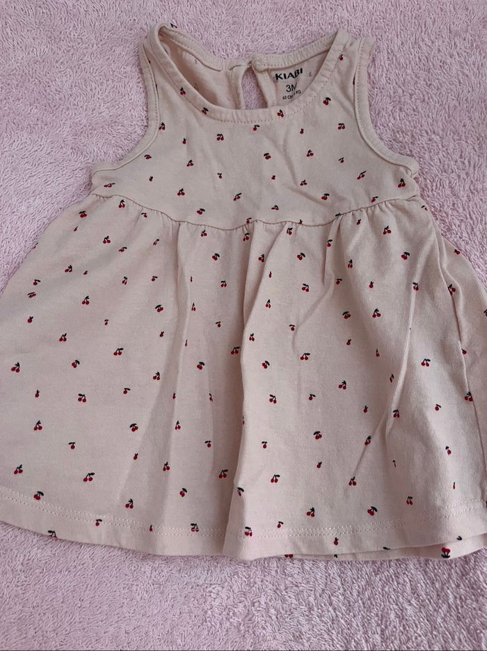 Robe beige 3 mois