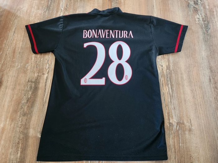 Maillot de foot ACM Milan 1899 28 Bonaventura excellent état 10 ans - photo numéro 2