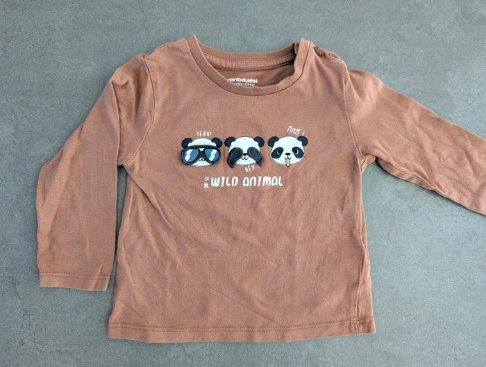 đ Lot 5 tee-shirts manches longues â 12 mois â Benetton, Vertbaudet, Orchestra, Smiley - TBE - photo numĂ©ro 9