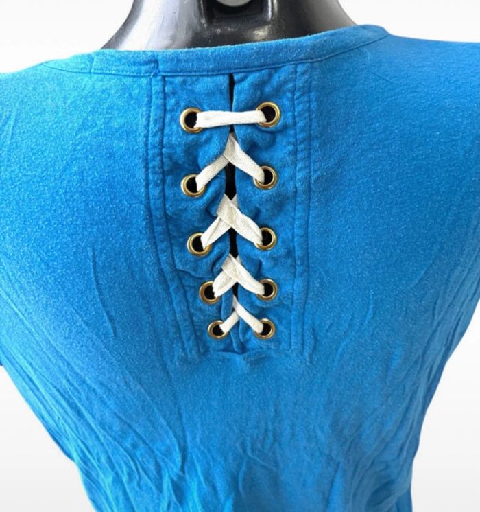 T-shirt bleu Sunset Time to Chill Taille 36 - photo numéro 4